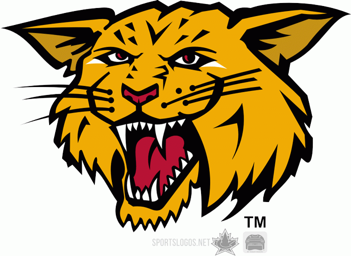 Moncton Wildcats 2003 04-2008 09 Alternate Logo vinyl decal